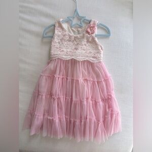 3T Special Occasion Tulle Dress - pink